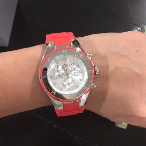 Michele Jelly Watch, coral